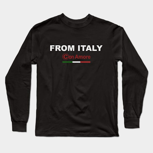 From Italy con Amore Long Sleeve T-Shirt by appart